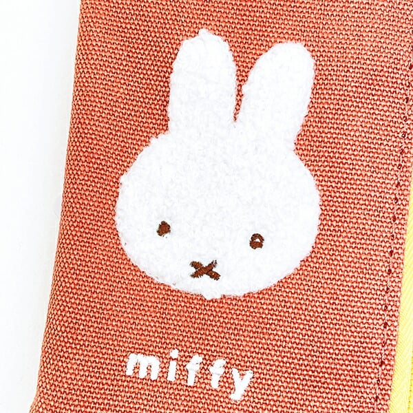 ミッフィー miffy キーパスポーチ オレンジ カラフルサガラ 定期入れ