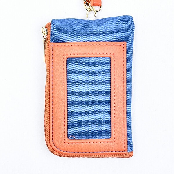 ミッフィー miffy キーパスポーチ ブルー カラフルサガラ 定期入れ