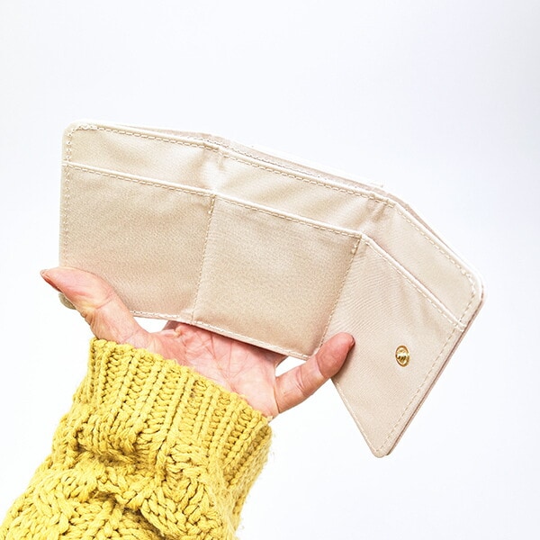 ミッフィー miffy 三つ折り財布 お花