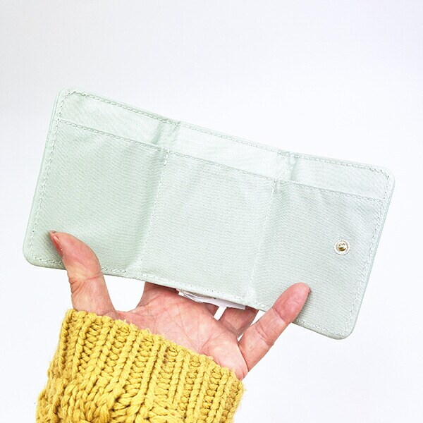 ミッフィー miffy 三つ折り財布 グリーン