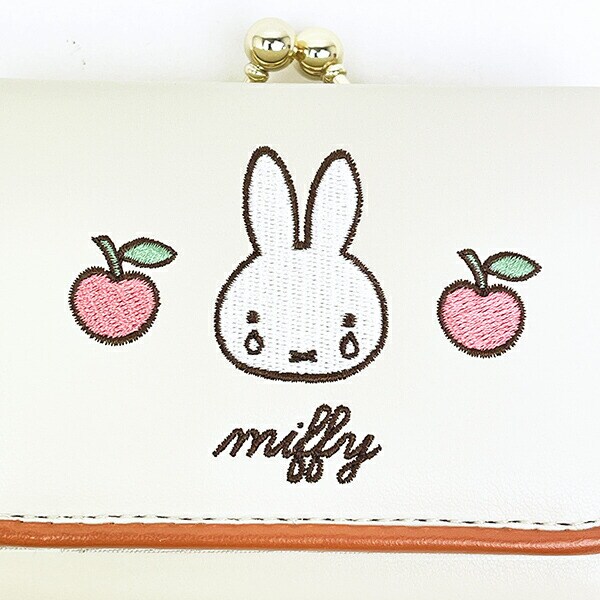 ミッフィー miffy 三つ折り財布 リンゴ