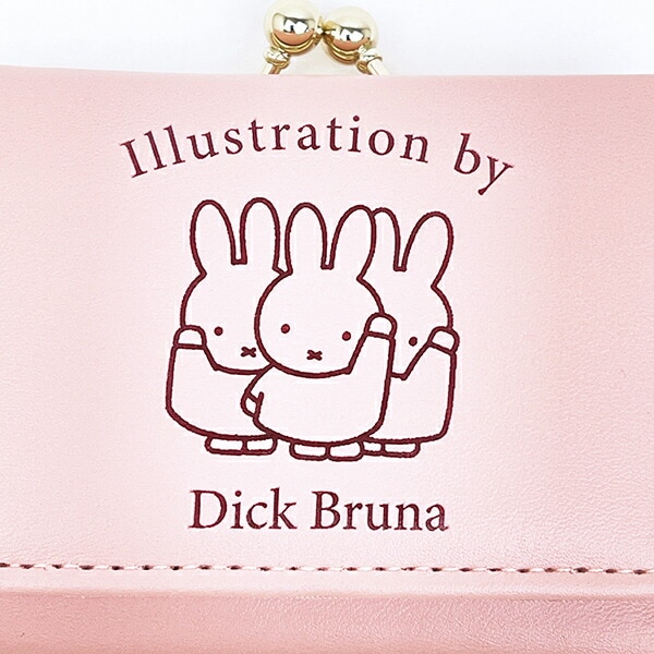 ミッフィー miffy 三つ折り財布 ピンク