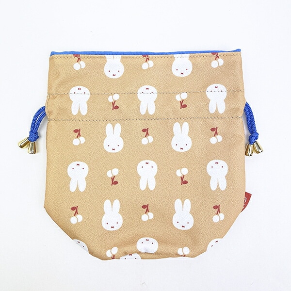 ミッフィー miffy 巾着 (イエロー) はんなりフラワー