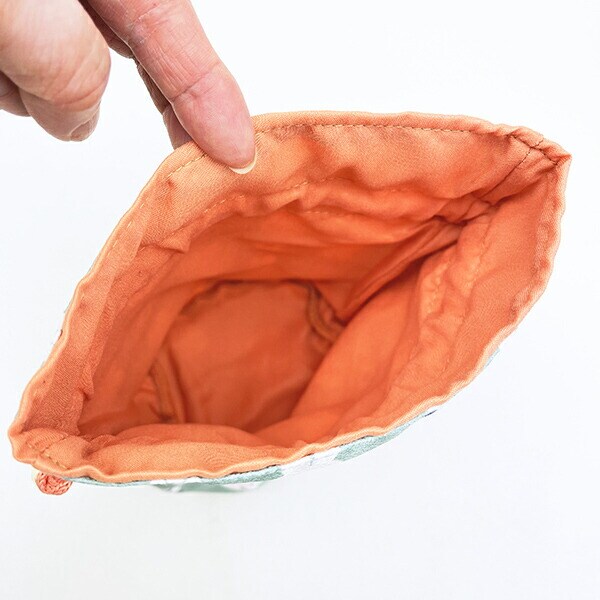 ミッフィー miffy 巾着 (グリーン) はんなりフラワー