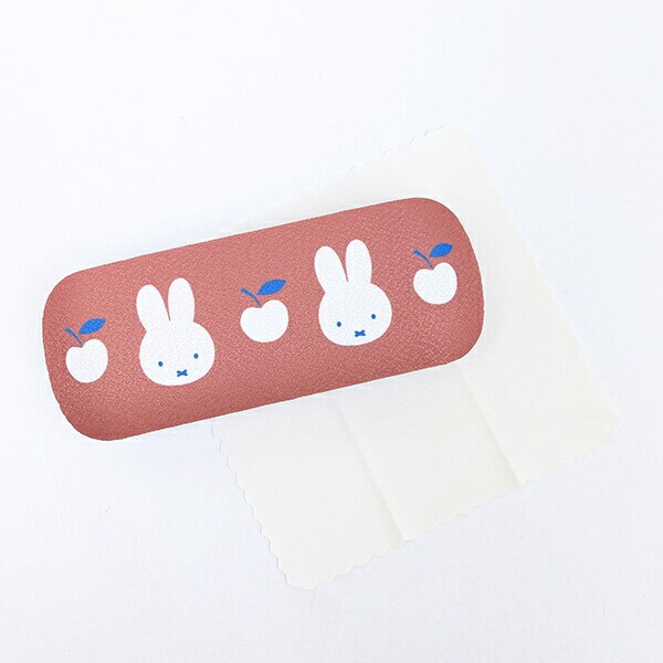 ミッフィー miffy メガネケース (オレンジ) はんなりフラワー