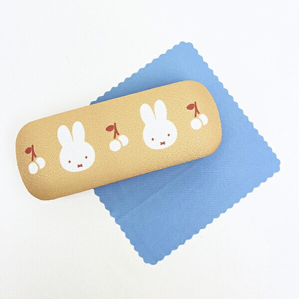 ミッフィー miffy メガネケース (イエロー) はんなりフラワー