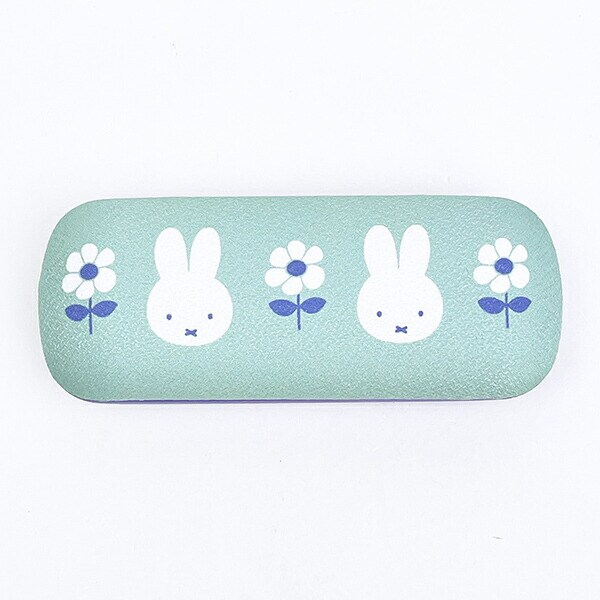 ミッフィー miffy メガネケース (グリーン) はんなりフラワー