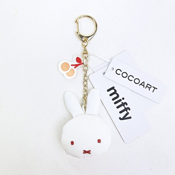 ミッフィー miffy ちりめんキーホルダー (さくらんぼ) はんなりフラワー