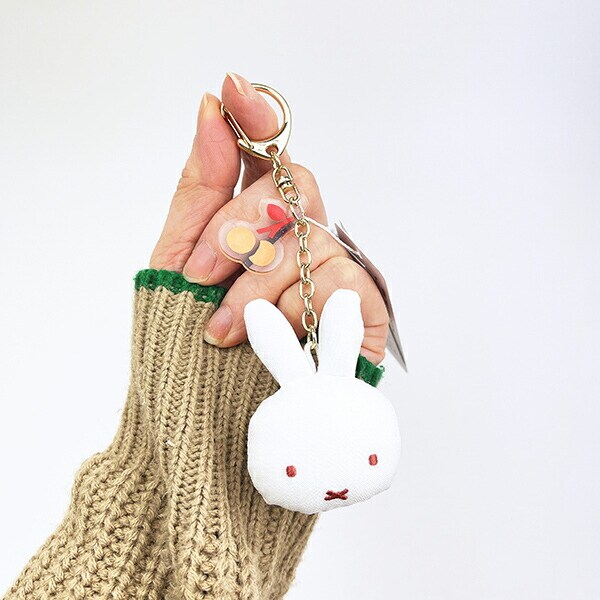 ミッフィー miffy ちりめんキーホルダー (さくらんぼ) はんなりフラワー