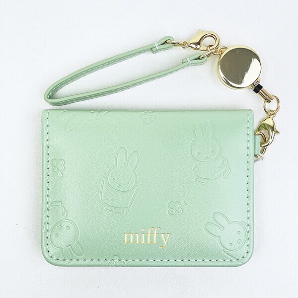 ミッフィー miffy オープンパスケース (グリーン)