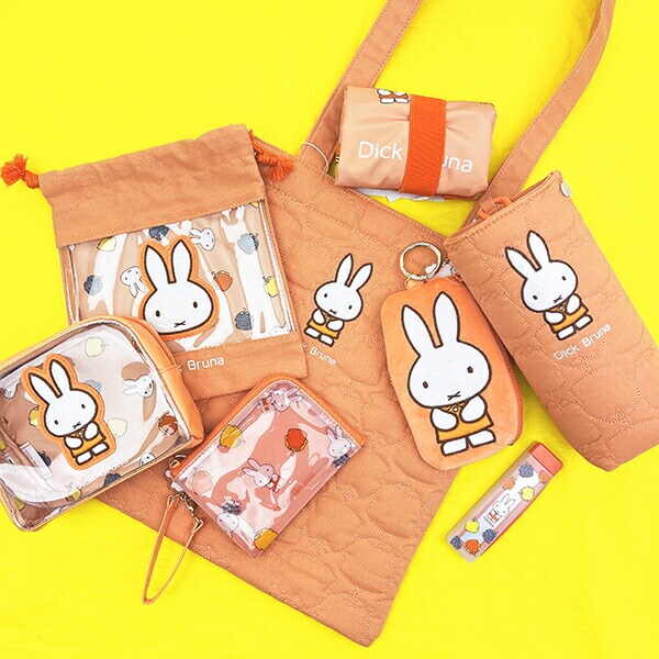 ミッフィー miffy ボックスポーチ オレンジ My Favorite Dress