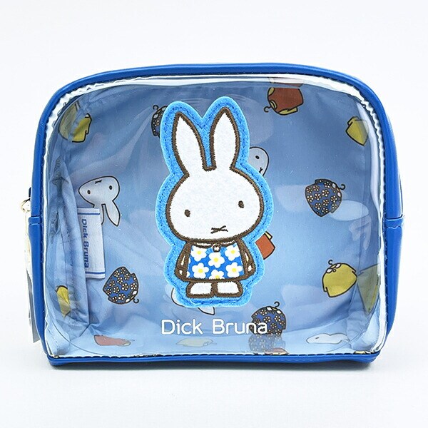 ミッフィー miffy ボックスポーチ ブルー My Favorite Dress