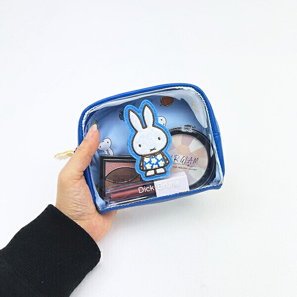 ミッフィー miffy ボックスポーチ ブルー My Favorite Dress