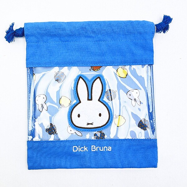 ミッフィー miffy 巾着 ブルー My Favorite Dress