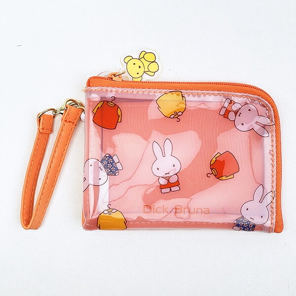 ミッフィー miffy デイリーポーチ オレンジ My Favorite Dress パスケース 定期入れ