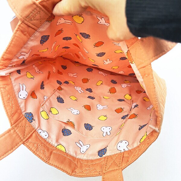 ミッフィー miffy A4トートバッグ オレンジ My Favorite Dress