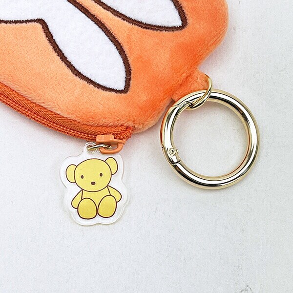 ミッフィー miffy ダイカットポーチ オレンジ My Favorite Dress