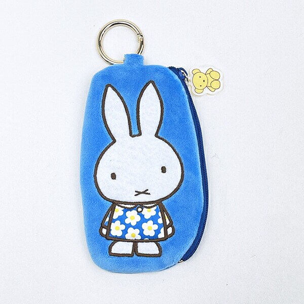 ミッフィー miffy ダイカットポーチ ブルー My Favorite Dress