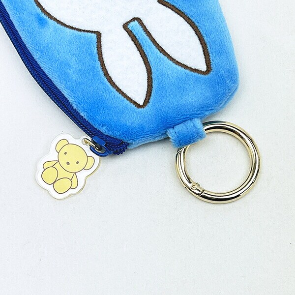 ミッフィー miffy ダイカットポーチ ブルー My Favorite Dress