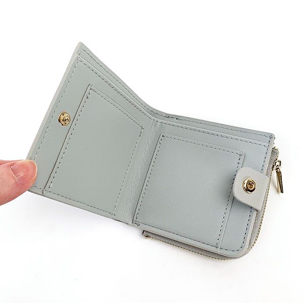 ミッフィー miffy ハーフ財布/GY　miffy 財布 　 　 　