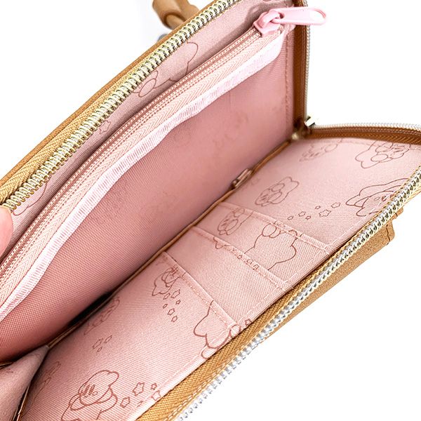 星のカービィ スマホショルダーポーチ ブラウン スマホポーチ バッグ