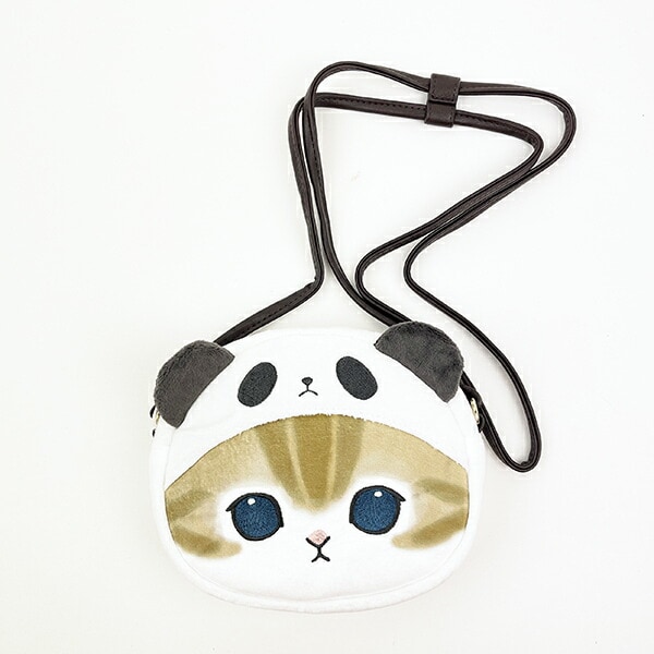 モフサンド mofusand ミニポシェット ふんわり パンダ ショルダーバッグ ホワイト