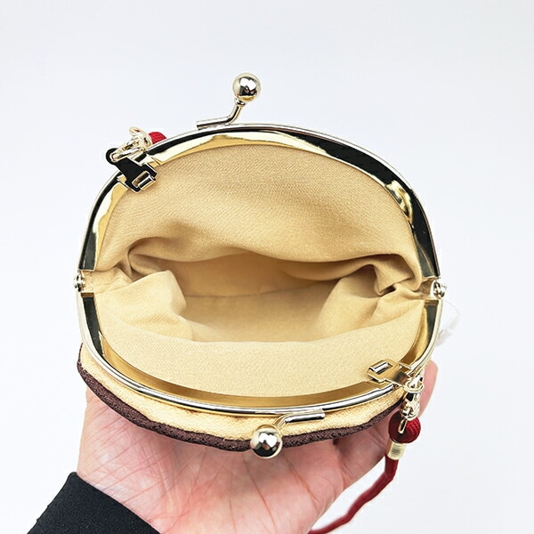 モフサンド たこやきにゃん ちりめん フェイスがま口ポーチ