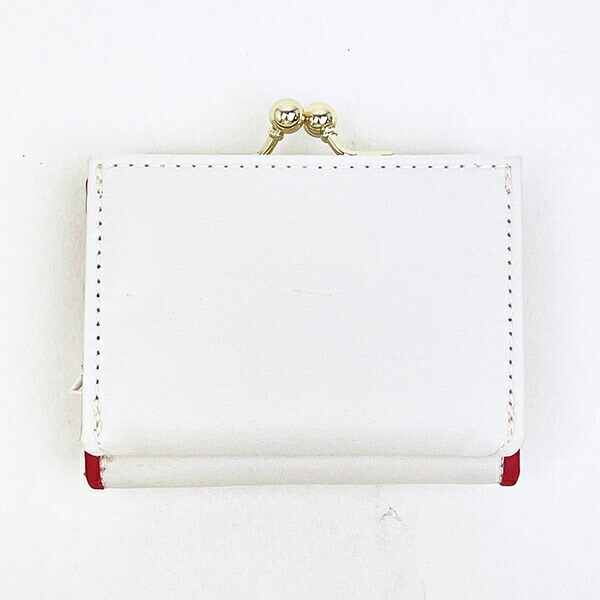 モフサンド パンダにゃん 三つ折り財布 アイボリー mofusand