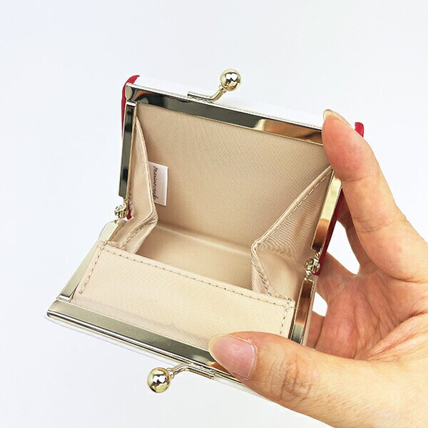 モフサンド パンダにゃん 三つ折り財布 アイボリー mofusand