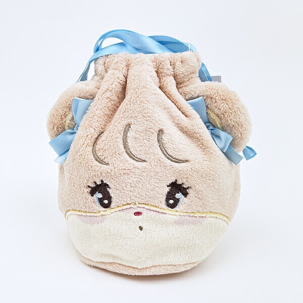 mikko illustrations ミッコ ラテ フェイス巾着