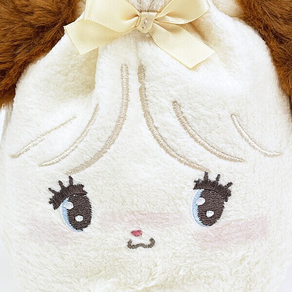 mikko illustrations ミッコ スフレ フェイス巾着