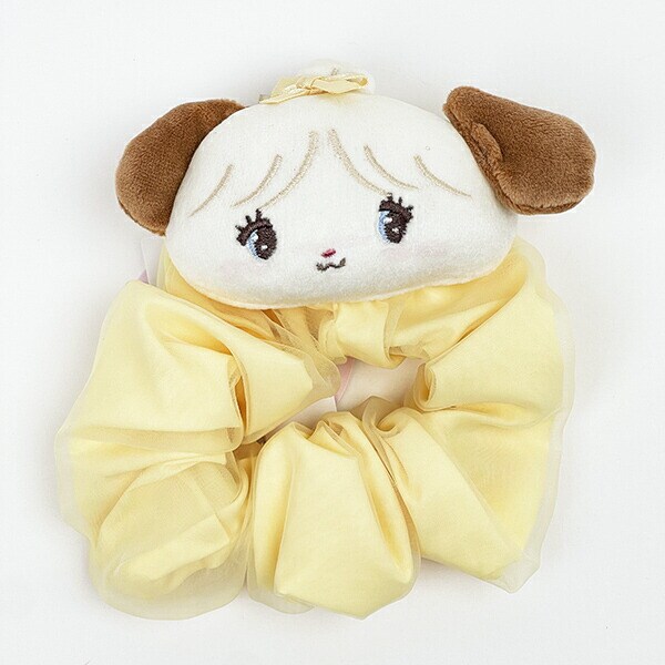 mikko illustrations ミッコ スフレ ぬいぐるみ付き シュシュ