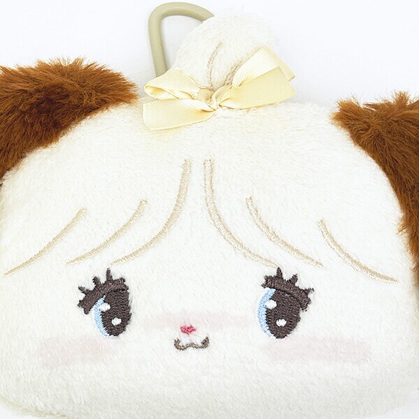 mikko llustrations ミッコ スフレ ぬいぐるみパスケース 定期入れ