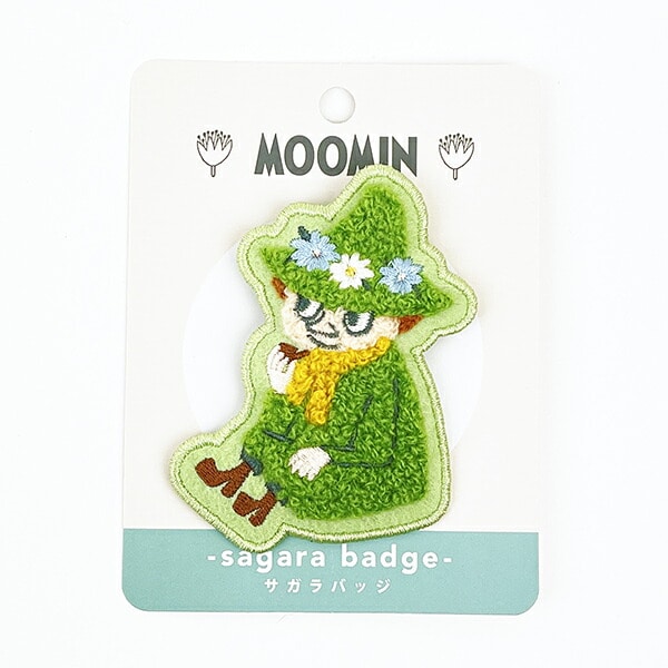 MOOMIN ムーミン スナフキン サガラバッジ アパレル