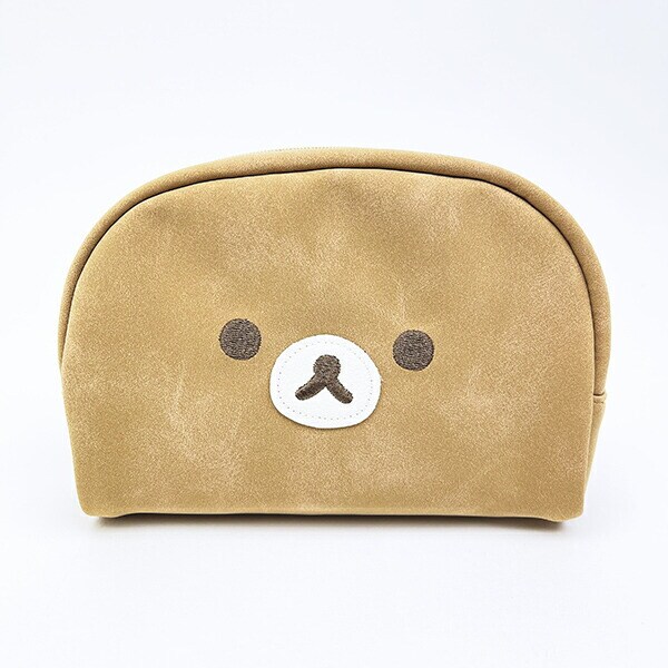 リラックマ フェイス ラウンドポーチ