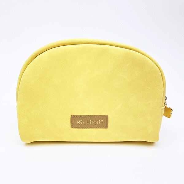 リラックマ キイロイトリ フェイス ラウンドポーチ