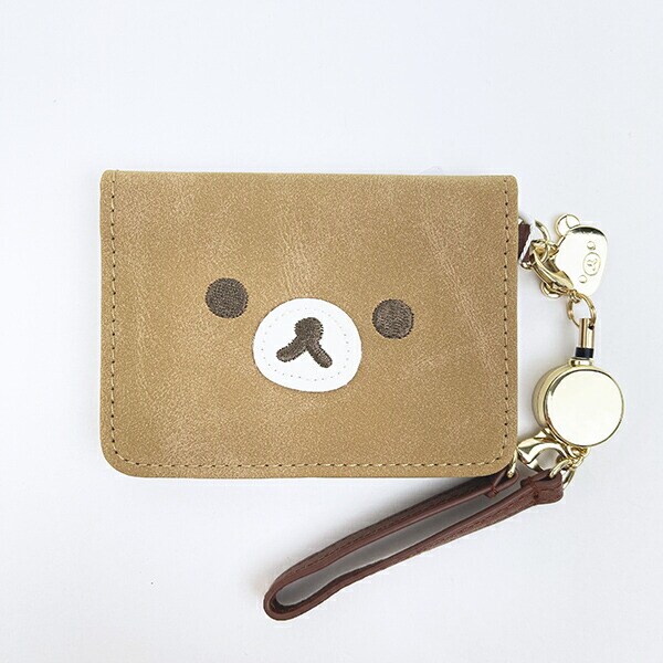 リラックマ フェイス パスケース  定期入れ