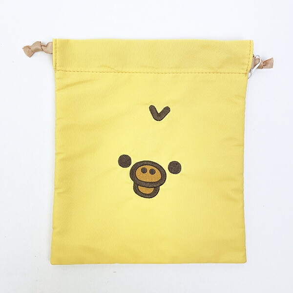 リラックマ キイロイトリ フェイス 巾着