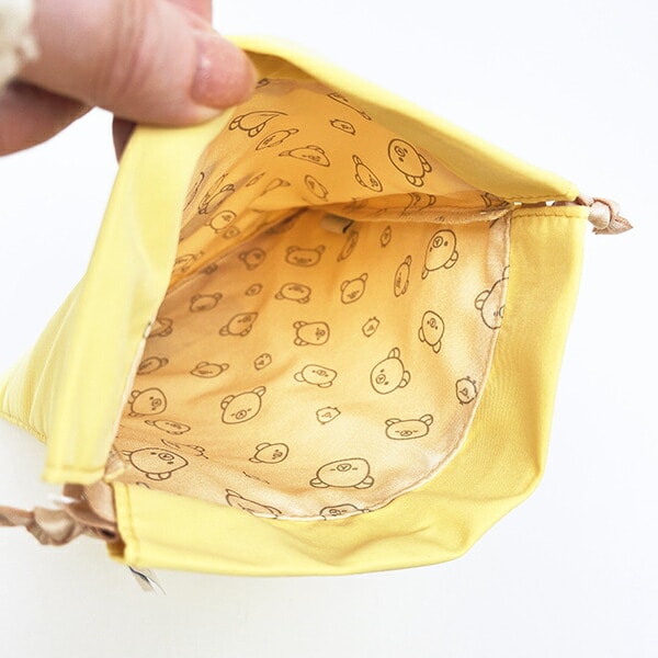 リラックマ キイロイトリ フェイス 巾着