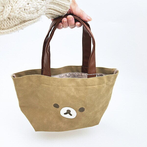 リラックマ フェイス ミニトートバッグ