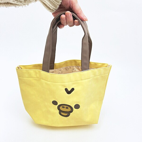リラックマ キイロイトリ フェイス ミニトートバッグ