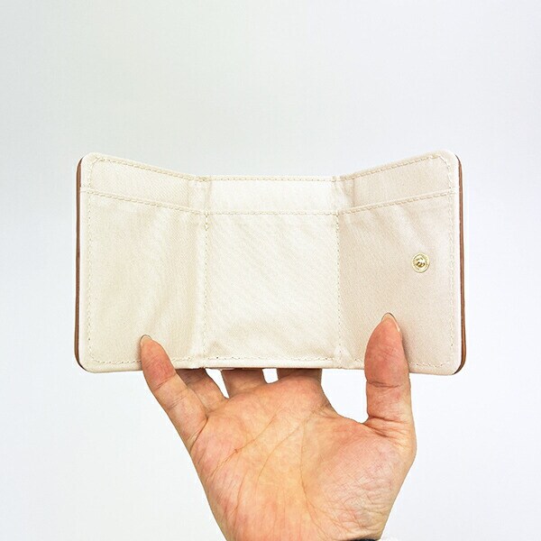 リラックマ 三つ折り財布 アイボリー