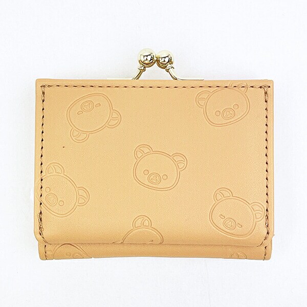 リラックマ 三つ折り財布 ブラウン