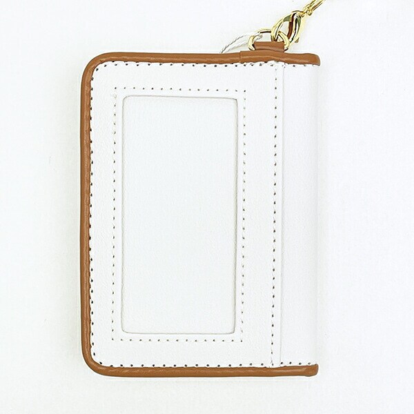 リラックマ リール付き オープンパスケース (アイボリー) 定期入れ ICカード
