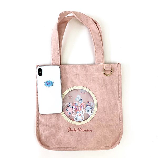 ポケットモンスター トートバッグ ピンク ポケモン ランチトート ミニトート デイバッグ