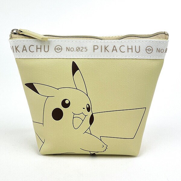 ポケットモンスター ロゴテープ 舟型ポーチ ピカチュウ 小物入れ 化粧品入れ