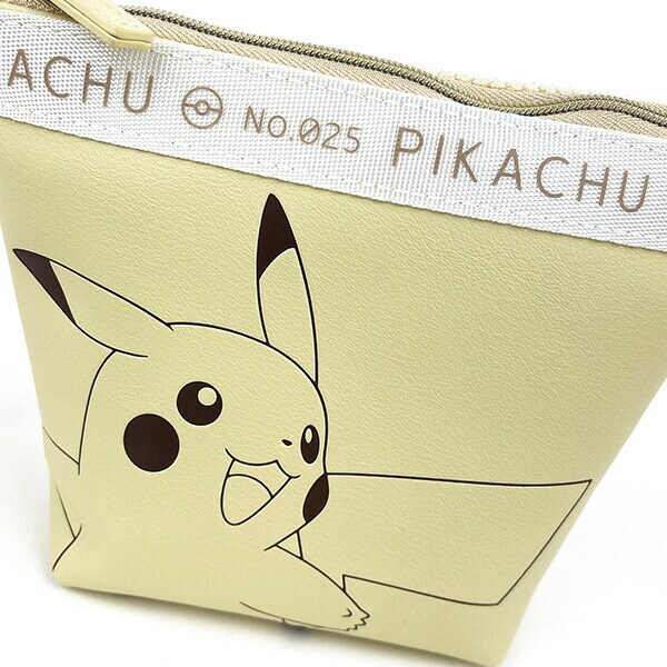ポケットモンスター ロゴテープ 舟型ポーチ ピカチュウ 小物入れ 化粧品入れ