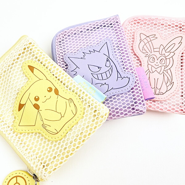 ポケットモンスター ポケモン ピカチュウ メッシュデイリーパスケース パステル 定期入れ ICカード キッズ