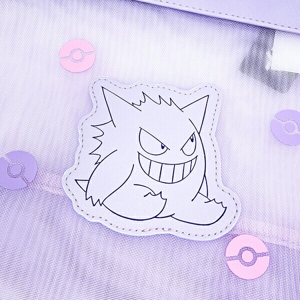 ポケットモンスター メッシュミニトートバッグ パステル ゲンガー ポケモン パープル