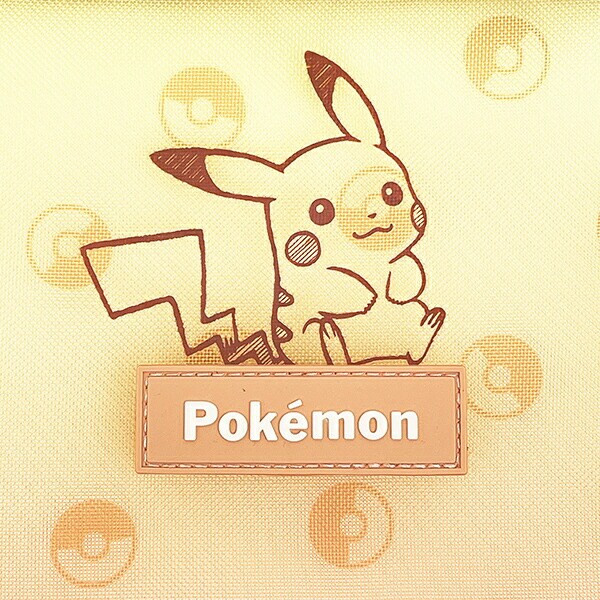 ポケットモンスター グラデーション メッシュフラットポーチ (オレンジ) ポケモン